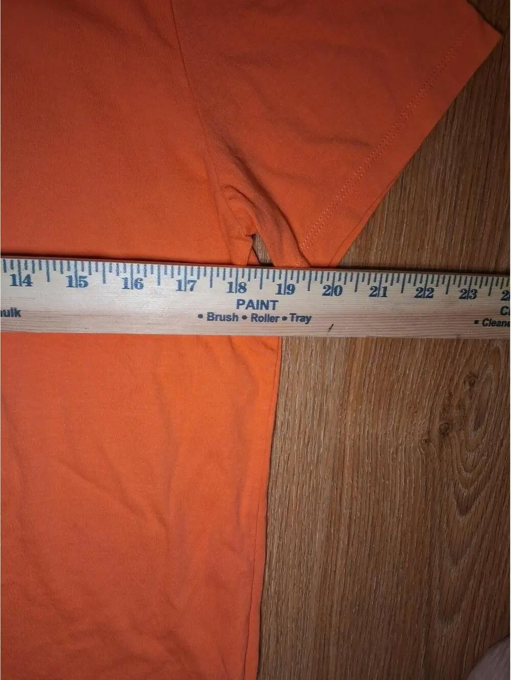 North Face T Shirt Womens Medium Orange Cotton Big Logo - Picture 5 of 6